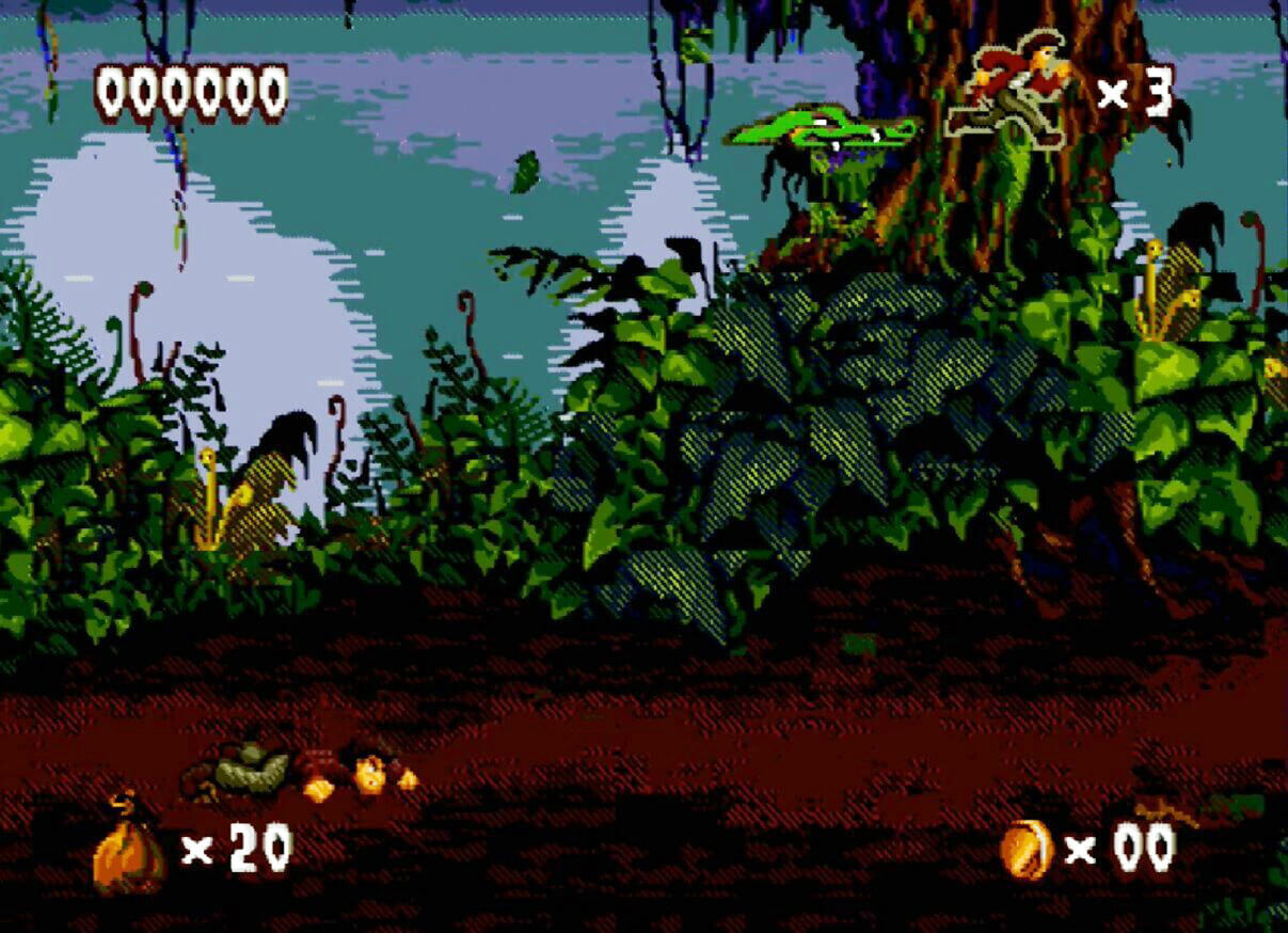 Pitfall - The Mayan Adventure - геймплей игры Sega Mega Drive\Genesis